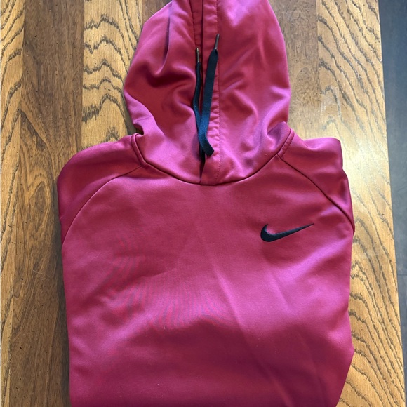 Nike Other - Nike Red Hoodie with Black Logo